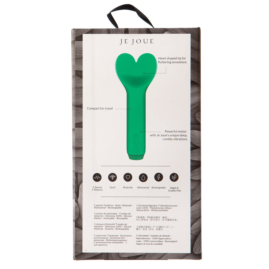 Amour Bullet Emerald Green – Rechargeable, Discreet, Intimate Wellness Accessory – Quiet, Rechargeable, Waterproof, Couples & Solo Use, Discreet Intimate Wellness Accessory