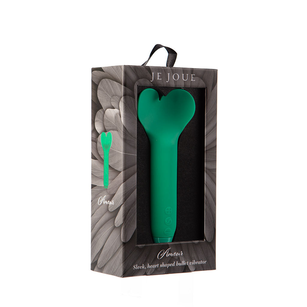 Amour Bullet Emerald Green – Rechargeable, Discreet, Intimate Wellness Accessory – Quiet, Rechargeable, Waterproof, Couples & Solo Use, Discreet Intimate Wellness Accessory