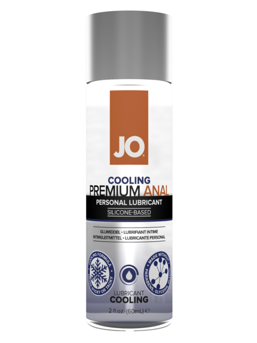 JO Premium backdoor - Cooling - Lubricant 2 floz / 60 mL – Rechargeable, Discreet, Intimate Wellness Accessory – Quiet, Rechargeable, Waterproof, Couples & Solo Use, Discreet Intimate Wellness Accessory