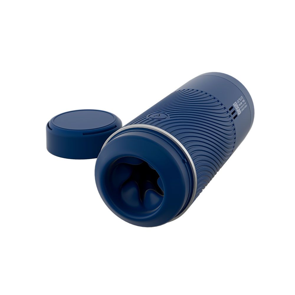 Pow - Blue – Rechargeable, Discreet, Intimate Wellness Accessory – Quiet, Rechargeable, Waterproof, Couples & Solo Use, Discreet Intimate Wellness Accessory