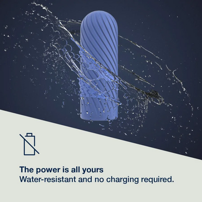 Ghost - Blue – Rechargeable, Discreet, Intimate Wellness Accessory – Quiet, Rechargeable, Waterproof, Couples & Solo Use, Discreet Intimate Wellness Accessory