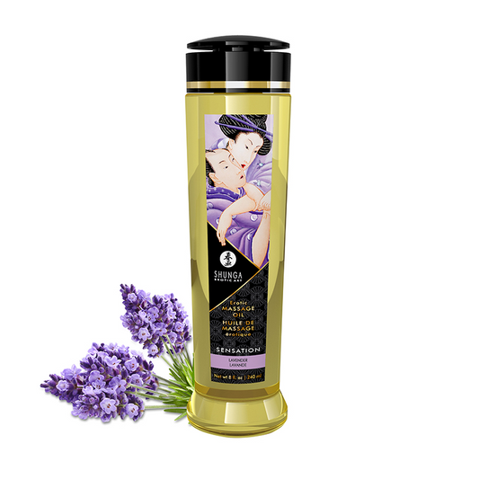 Massage Oils - Sensation / Lavender – Rechargeable, Discreet, Intimate Wellness Accessory – Quiet, Rechargeable, Waterproof, Couples & Solo Use, Discreet Intimate Wellness Accessory