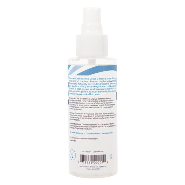 Spray novelty item Cleaner Refresh 4oz | 120mL – Rechargeable, Discreet, Intimate Wellness Accessory – Quiet, Rechargeable, Waterproof, Couples & Solo Use, Discreet Intimate Wellness Accessory