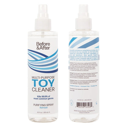 Spray novelty item Cleaner Refresh 8.5oz | 250mL – Rechargeable, Discreet, Intimate Wellness Accessory – Quiet, Rechargeable, Waterproof, Couples & Solo Use, Discreet Intimate Wellness Accessory