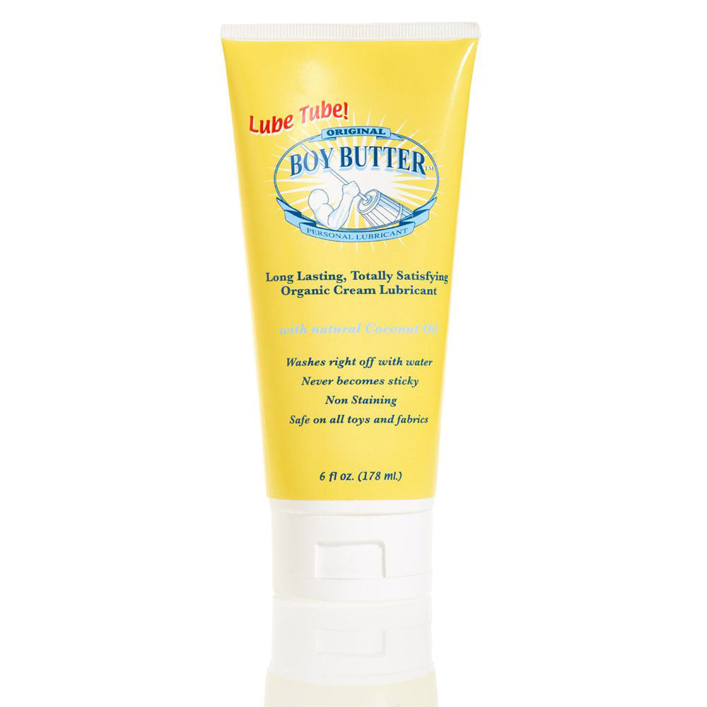 Boy Butter Original 6 oz Tube – Rechargeable, Discreet, Intimate Wellness Accessory – Quiet, Rechargeable, Waterproof, Couples & Solo Use, Discreet Intimate Wellness Accessory