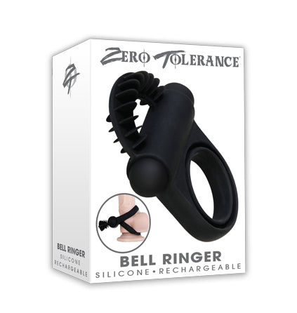 Zero Tolerance Bell Ringer male Ring – Rechargeable, Discreet, Intimate Wellness Accessory – Quiet, Rechargeable, Waterproof, Couples & Solo Use, Discreet Intimate Wellness Accessory