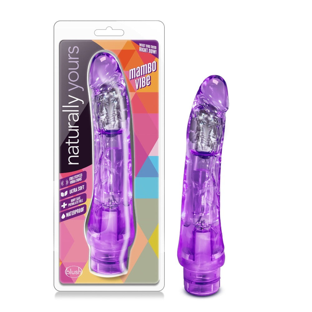Naturally Yours - Mambo Vibe Pu – Rechargeable, Discreet, Intimate Wellness Accessory – Quiet, Rechargeable, Waterproof, Couples & Solo Use, Discreet Intimate Wellness Accessory