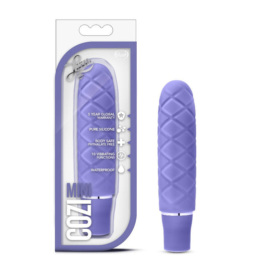 Luxe Cozi Mini - Periwinkle – Rechargeable, Discreet, Intimate Wellness Accessory – Quiet, Rechargeable, Waterproof, Couples & Solo Use, Discreet Intimate Wellness Accessory