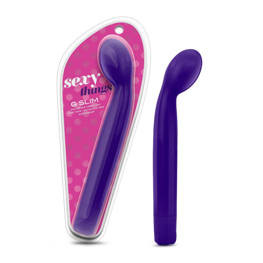 Sexy Things G Slim - Purple – Rechargeable, Discreet, Intimate Wellness Accessory – Quiet, Rechargeable, Waterproof, Couples & Solo Use, Discreet Intimate Wellness Accessory