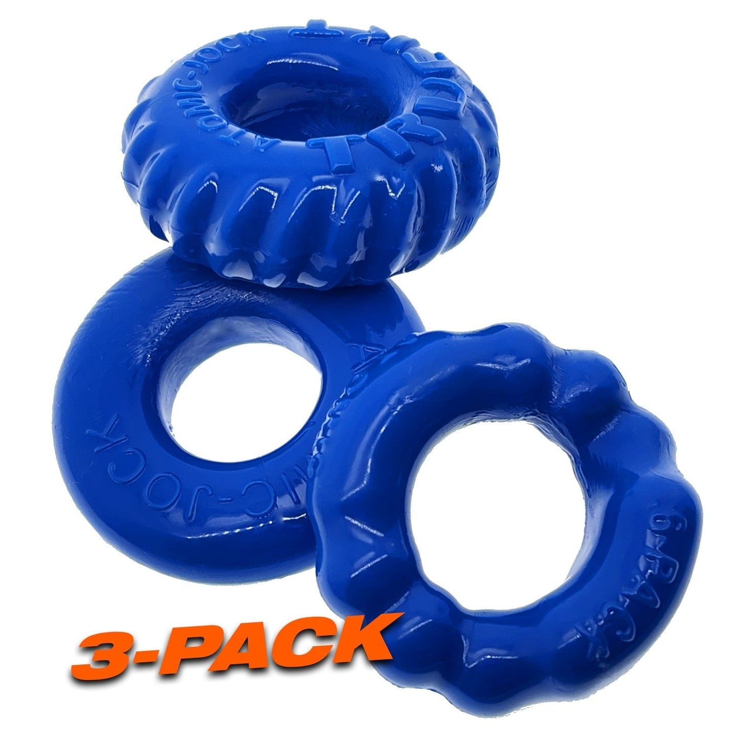 Oxballs BONEMAKER 3-pack boner cockring kit - POOL BLUE – Rechargeable, Discreet, Intimate Wellness Accessory – Quiet, Rechargeable, Waterproof, Couples & Solo Use, Discreet Intimate Wellness Accessory