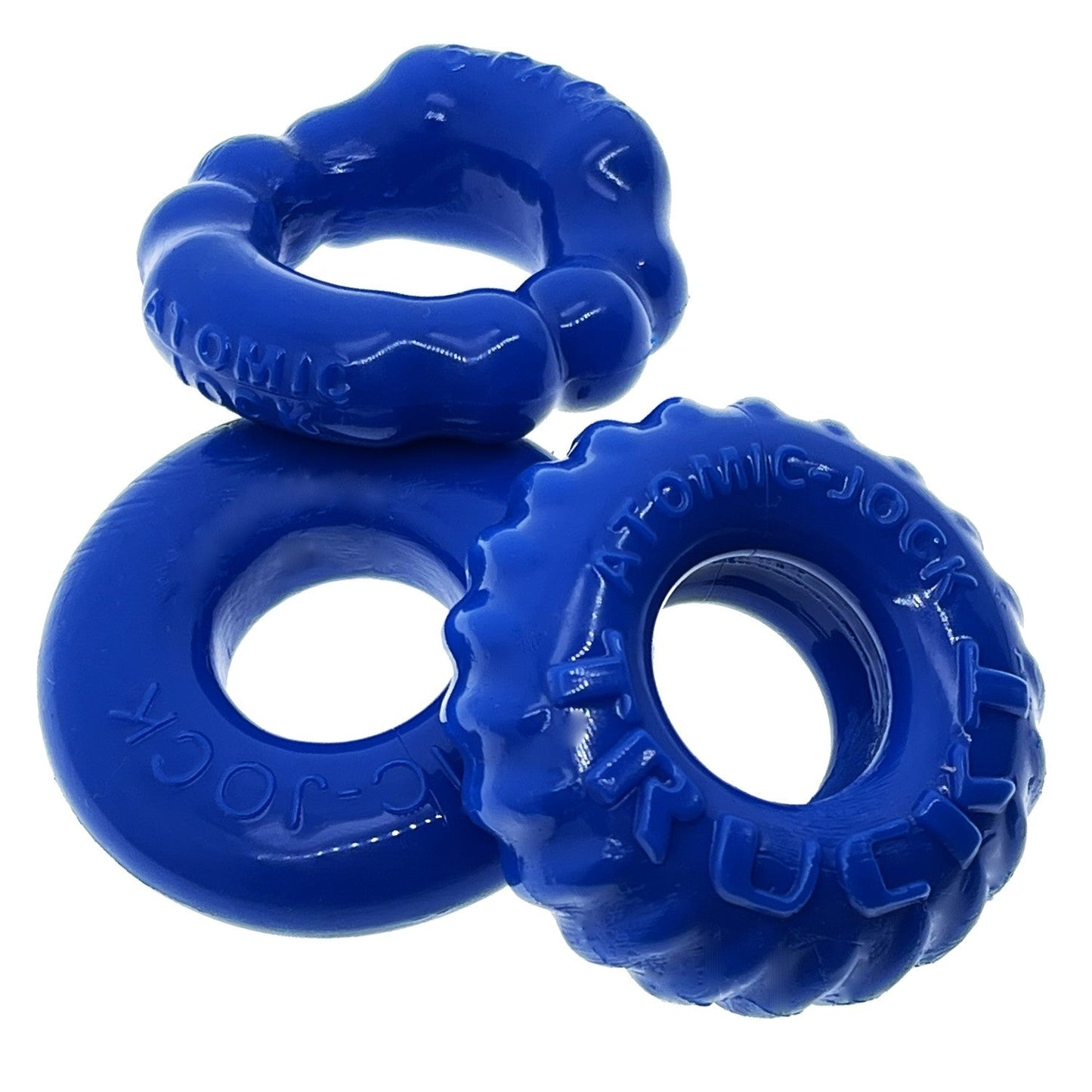 Oxballs BONEMAKER 3-pack boner cockring kit - POOL BLUE – Rechargeable, Discreet, Intimate Wellness Accessory – Quiet, Rechargeable, Waterproof, Couples & Solo Use, Discreet Intimate Wellness Accessory