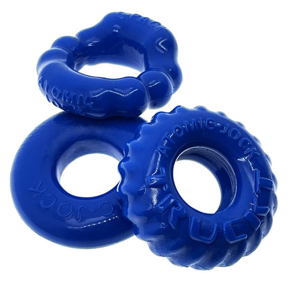 Oxballs BONEMAKER 3-pack boner cockring kit - POOL BLUE – Rechargeable, Discreet, Intimate Wellness Accessory – Quiet, Rechargeable, Waterproof, Couples & Solo Use, Discreet Intimate Wellness Accessory
