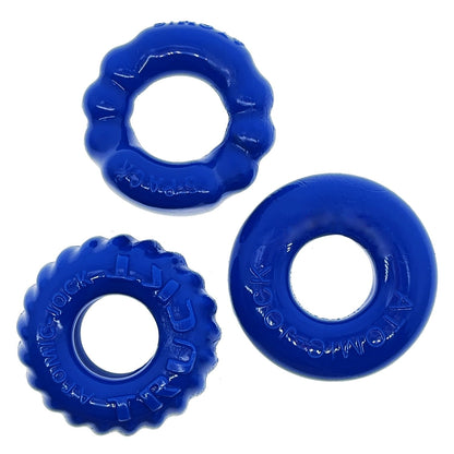 Oxballs BONEMAKER 3-pack boner cockring kit - POOL BLUE – Rechargeable, Discreet, Intimate Wellness Accessory – Quiet, Rechargeable, Waterproof, Couples & Solo Use, Discreet Intimate Wellness Accessory