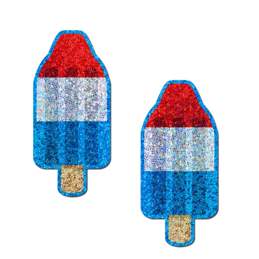 Bomb Pop: Glittering Ice Pop – Rechargeable, Discreet, Intimate Wellness Accessory – Quiet, Rechargeable, Waterproof, Couples & Solo Use, Discreet Intimate Wellness Accessory