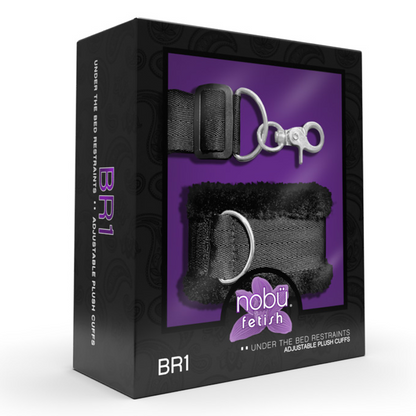 BR1 UNDER THE BED RESTRAI - BLACK – Rechargeable, Discreet, Intimate Wellness Accessory – Quiet, Rechargeable, Waterproof, Couples & Solo Use, Discreet Intimate Wellness Accessory