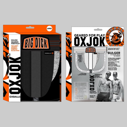 BULGER, the big pouch jock, BLACK IRON, X-LARGE – Rechargeable, Discreet, Intimate Wellness Accessory – Quiet, Rechargeable, Waterproof, Couples & Solo Use, Discreet Intimate Wellness Accessory