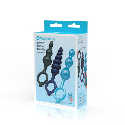 BEADED BUTTIES BUNDLE – Rechargeable, Discreet, Intimate Wellness Accessory – Quiet, Rechargeable, Waterproof, Couples & Solo Use, Discreet Intimate Wellness Accessory