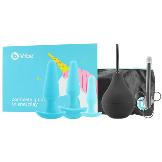 b-Vibe backdoor Training & Education Set – Rechargeable, Discreet, Intimate Wellness Accessory – Quiet, Rechargeable, Waterproof, Couples & Solo Use, Discreet Intimate Wellness Accessory