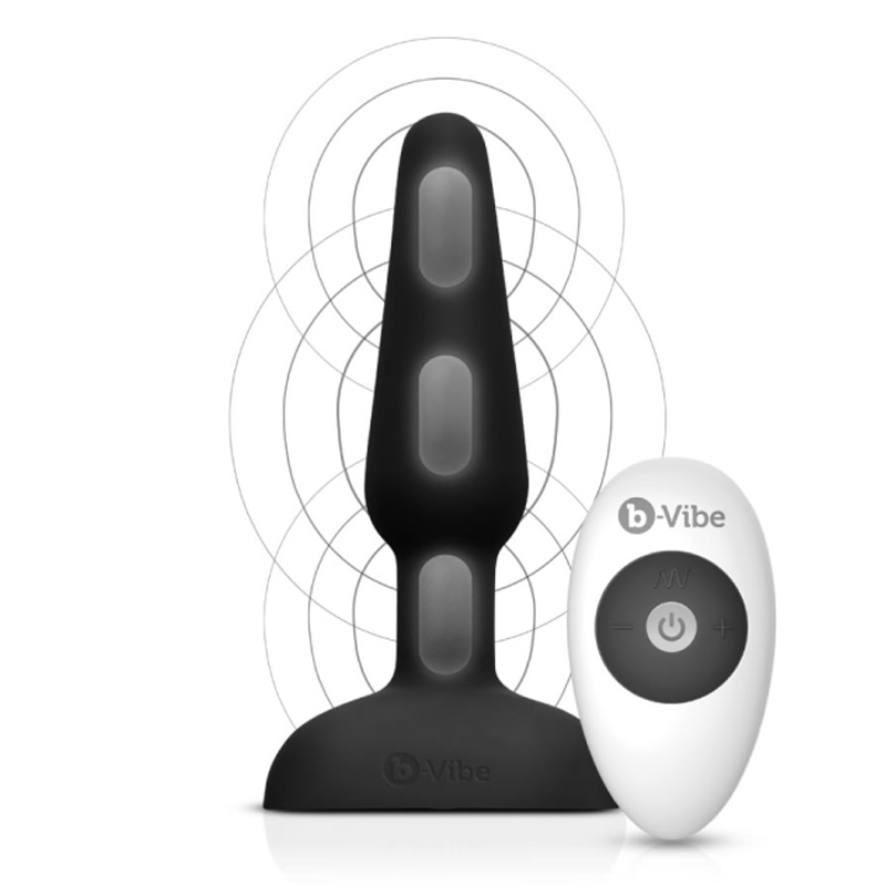 TRIO PLUG | BLACK – Rechargeable, Discreet, Intimate Wellness Accessory – Quiet, Rechargeable, Waterproof, Couples & Solo Use, Discreet Intimate Wellness Accessory