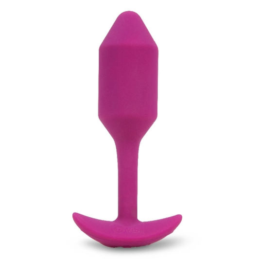 VIBRATING SNUG PLUG 2 | ROSE – Rechargeable, Discreet, Intimate Wellness Accessory – Quiet, Rechargeable, Waterproof, Couples & Solo Use, Discreet Intimate Wellness Accessory