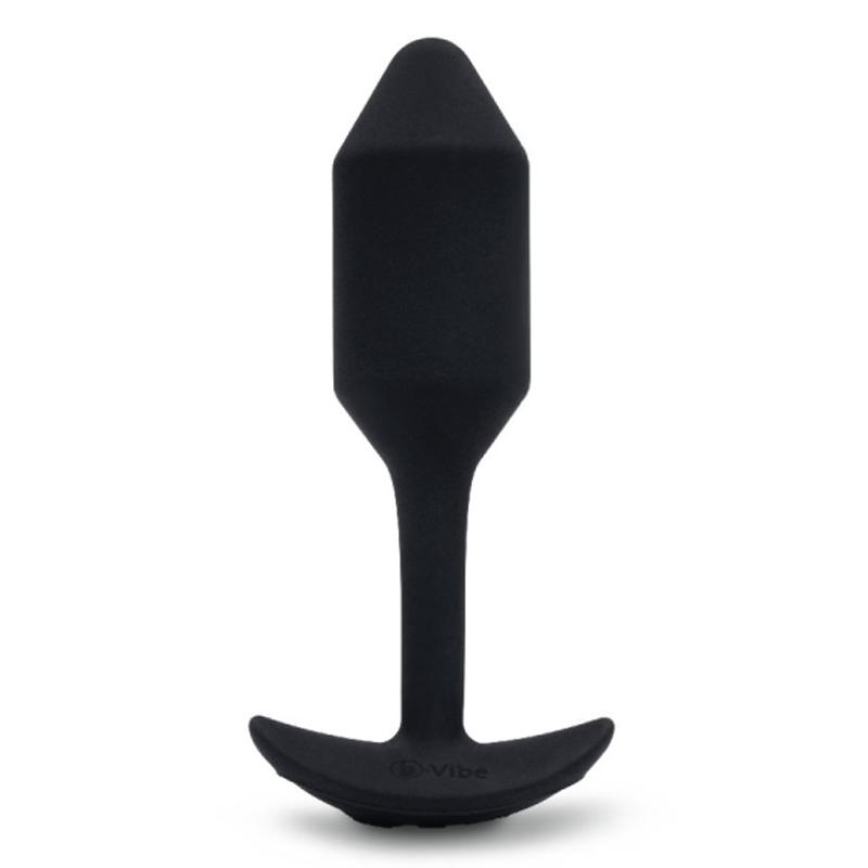 VIBRATING SNUG PLUG 2 | BLACK – Rechargeable, Discreet, Intimate Wellness Accessory – Quiet, Rechargeable, Waterproof, Couples & Solo Use, Discreet Intimate Wellness Accessory