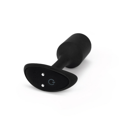 VIBRATING SNUG PLUG 2 | BLACK – Rechargeable, Discreet, Intimate Wellness Accessory – Quiet, Rechargeable, Waterproof, Couples & Solo Use, Discreet Intimate Wellness Accessory