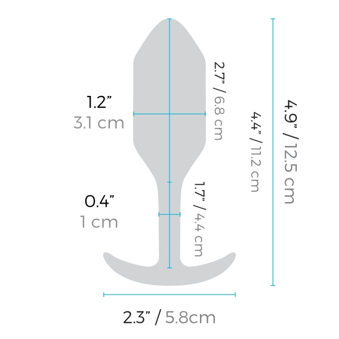 VIBRATING SNUG PLUG 2 | BLACK – Rechargeable, Discreet, Intimate Wellness Accessory – Quiet, Rechargeable, Waterproof, Couples & Solo Use, Discreet Intimate Wellness Accessory