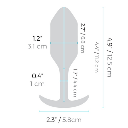 VIBRATING SNUG PLUG 2 | BLACK – Rechargeable, Discreet, Intimate Wellness Accessory – Quiet, Rechargeable, Waterproof, Couples & Solo Use, Discreet Intimate Wellness Accessory