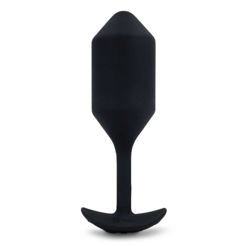VIBRATING SNUG PLUG 4 | BLACK – Rechargeable, Discreet, Intimate Wellness Accessory – Quiet, Rechargeable, Waterproof, Couples & Solo Use, Discreet Intimate Wellness Accessory