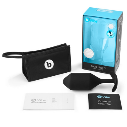 SNUG PLUG 5 | BLACK – Rechargeable, Discreet, Intimate Wellness Accessory – Quiet, Rechargeable, Waterproof, Couples & Solo Use, Discreet Intimate Wellness Accessory