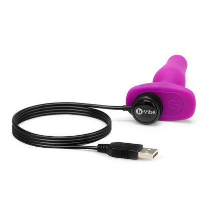 NOVICE PLUG | FUCHSIA – Rechargeable, Discreet, Intimate Wellness Accessory – Quiet, Rechargeable, Waterproof, Couples & Solo Use, Discreet Intimate Wellness Accessory
