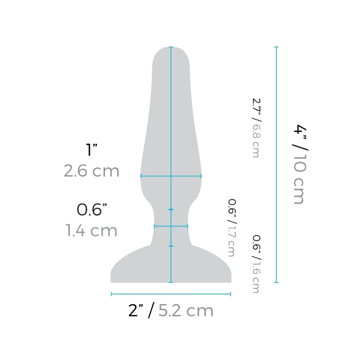 NOVICE PLUG | FUCHSIA – Rechargeable, Discreet, Intimate Wellness Accessory – Quiet, Rechargeable, Waterproof, Couples & Solo Use, Discreet Intimate Wellness Accessory