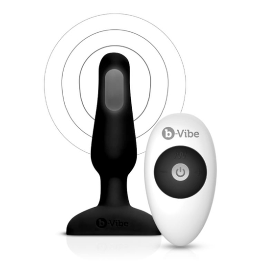 NOVICE PLUG | BLACK – Rechargeable, Discreet, Intimate Wellness Accessory – Quiet, Rechargeable, Waterproof, Couples & Solo Use, Discreet Intimate Wellness Accessory