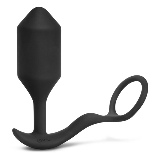 VIBRATING SNUG & TUG | XL | BLACK – Rechargeable, Discreet, Intimate Wellness Accessory – Quiet, Rechargeable, Waterproof, Couples & Solo Use, Discreet Intimate Wellness Accessory