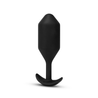VIBRATING SNUG PLUG | XXL | BLACK – Rechargeable, Discreet, Intimate Wellness Accessory – Quiet, Rechargeable, Waterproof, Couples & Solo Use, Discreet Intimate Wellness Accessory