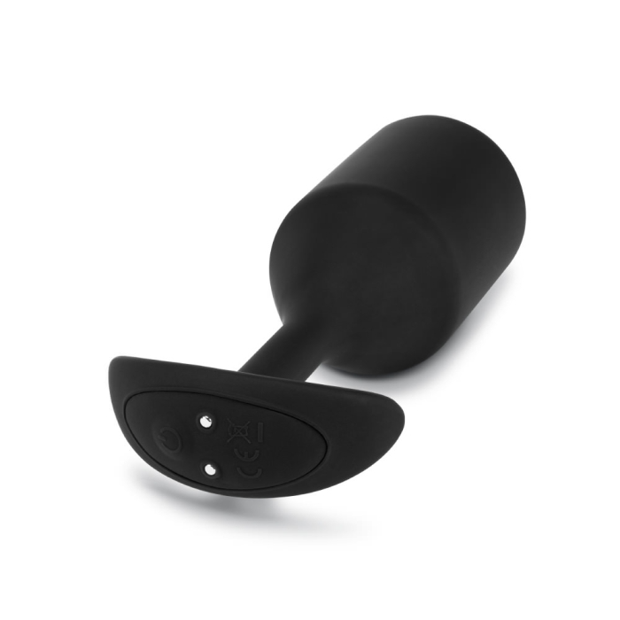 VIBRATING SNUG PLUG | XXL | BLACK – Rechargeable, Discreet, Intimate Wellness Accessory – Quiet, Rechargeable, Waterproof, Couples & Solo Use, Discreet Intimate Wellness Accessory