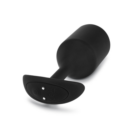 VIBRATING SNUG PLUG | XXL | BLACK – Rechargeable, Discreet, Intimate Wellness Accessory – Quiet, Rechargeable, Waterproof, Couples & Solo Use, Discreet Intimate Wellness Accessory