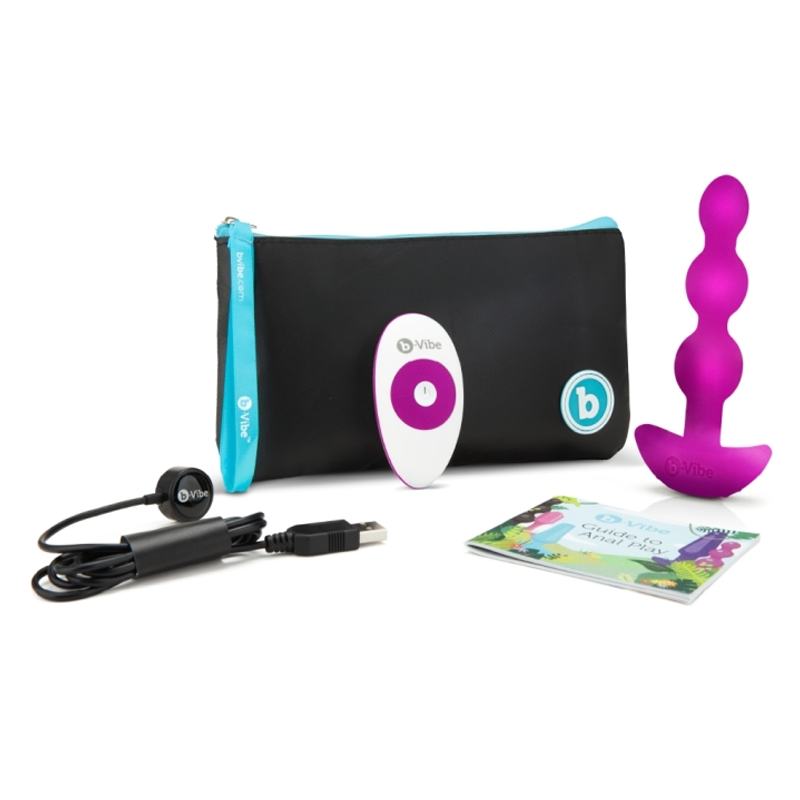 TRIPLET backdoor BEADS | FUCHSIA – Rechargeable, Discreet, Intimate Wellness Accessory – Quiet, Rechargeable, Waterproof, Couples & Solo Use, Discreet Intimate Wellness Accessory