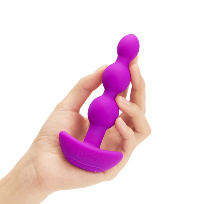 TRIPLET backdoor BEADS | FUCHSIA – Rechargeable, Discreet, Intimate Wellness Accessory – Quiet, Rechargeable, Waterproof, Couples & Solo Use, Discreet Intimate Wellness Accessory