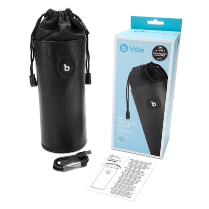 B-VIBE UV STERILIZER – Rechargeable, Discreet, Intimate Wellness Accessory – Quiet, Rechargeable, Waterproof, Couples & Solo Use, Discreet Intimate Wellness Accessory