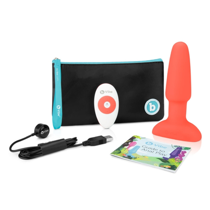 RIMMING PLUG 2 | ORANGE – Rechargeable, Discreet, Intimate Wellness Accessory – Quiet, Rechargeable, Waterproof, Couples & Solo Use, Discreet Intimate Wellness Accessory