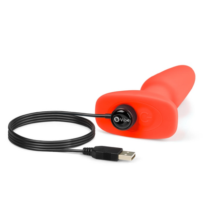 RIMMING PLUG 2 | ORANGE – Rechargeable, Discreet, Intimate Wellness Accessory – Quiet, Rechargeable, Waterproof, Couples & Solo Use, Discreet Intimate Wellness Accessory