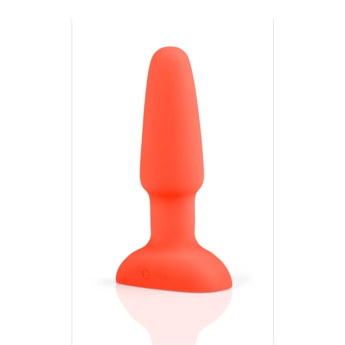 RIMMING PLUG 2 | ORANGE – Rechargeable, Discreet, Intimate Wellness Accessory – Quiet, Rechargeable, Waterproof, Couples & Solo Use, Discreet Intimate Wellness Accessory