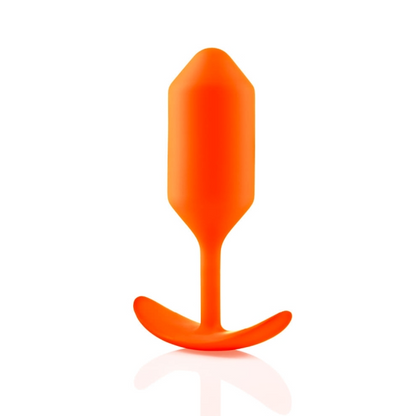 SNUG PLUG 3 | ORANGE – Rechargeable, Discreet, Intimate Wellness Accessory – Quiet, Rechargeable, Waterproof, Couples & Solo Use, Discreet Intimate Wellness Accessory