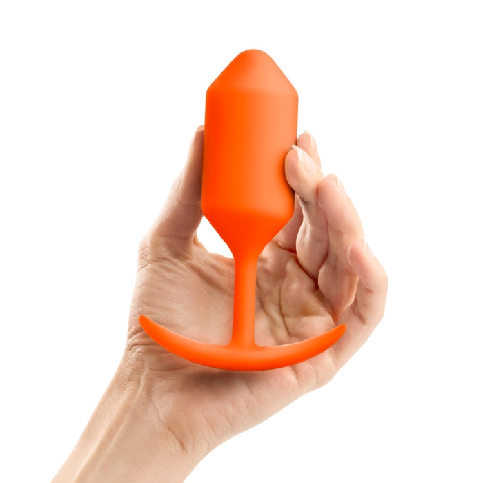 SNUG PLUG 3 | ORANGE – Rechargeable, Discreet, Intimate Wellness Accessory – Quiet, Rechargeable, Waterproof, Couples & Solo Use, Discreet Intimate Wellness Accessory