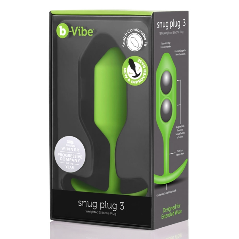 SNUG PLUG 3 | LIME – Rechargeable, Discreet, Intimate Wellness Accessory – Quiet, Rechargeable, Waterproof, Couples & Solo Use, Discreet Intimate Wellness Accessory