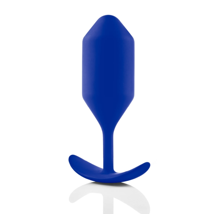 SNUG PLUG 4 | NAVY – Rechargeable, Discreet, Intimate Wellness Accessory – Quiet, Rechargeable, Waterproof, Couples & Solo Use, Discreet Intimate Wellness Accessory