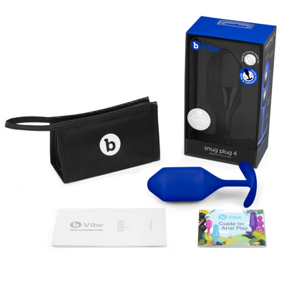 SNUG PLUG 4 | NAVY – Rechargeable, Discreet, Intimate Wellness Accessory – Quiet, Rechargeable, Waterproof, Couples & Solo Use, Discreet Intimate Wellness Accessory