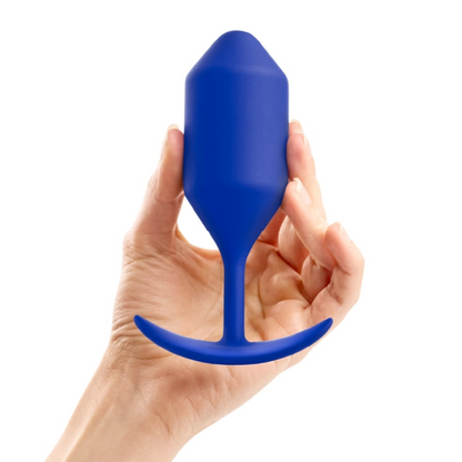 SNUG PLUG 4 | NAVY – Rechargeable, Discreet, Intimate Wellness Accessory – Quiet, Rechargeable, Waterproof, Couples & Solo Use, Discreet Intimate Wellness Accessory