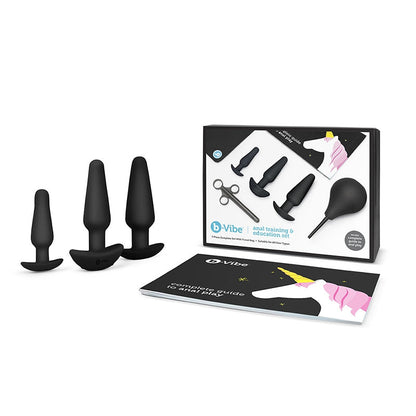 backdoor EDUCATION SET | BLACK – Rechargeable, Discreet, Intimate Wellness Accessory – Quiet, Rechargeable, Waterproof, Couples & Solo Use, Discreet Intimate Wellness Accessory